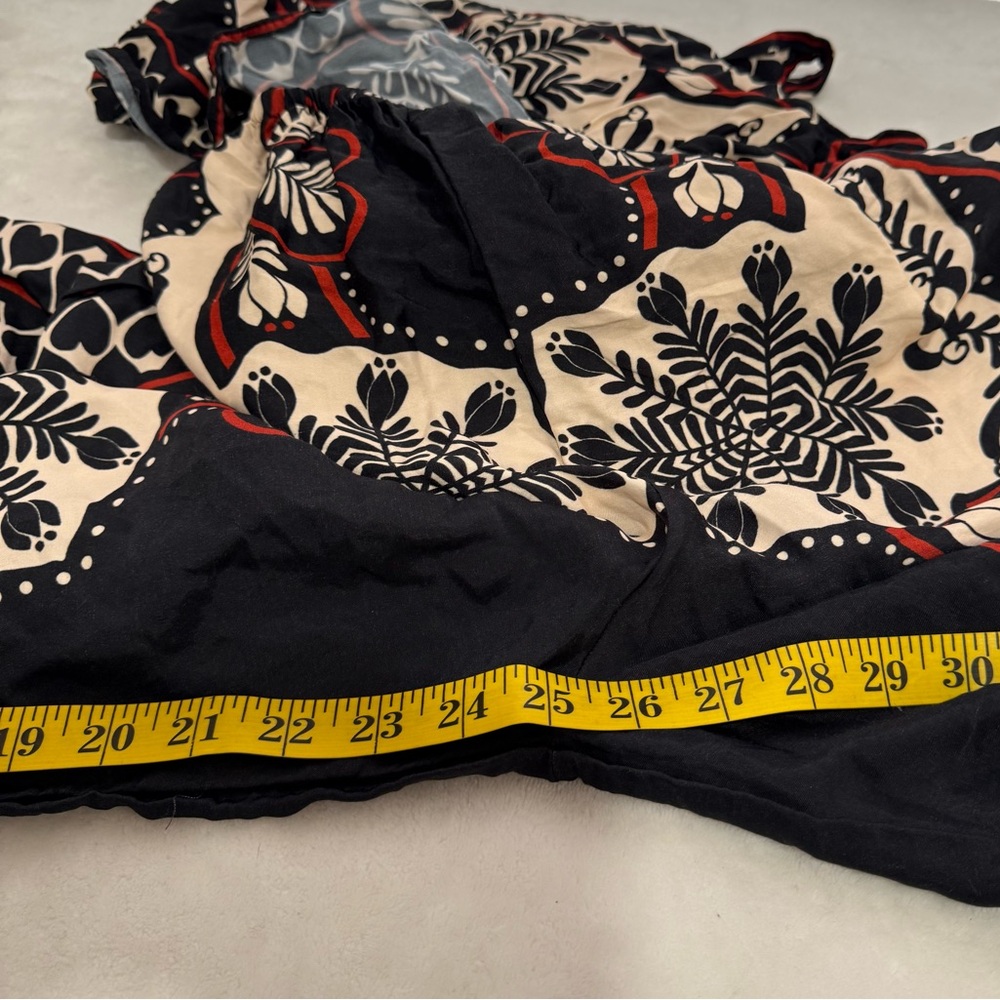 FARM Rio Macacao Passion Scarf Print Open-Back Jumpsuit Size XS Hearts Combo - Picture 12 of 12